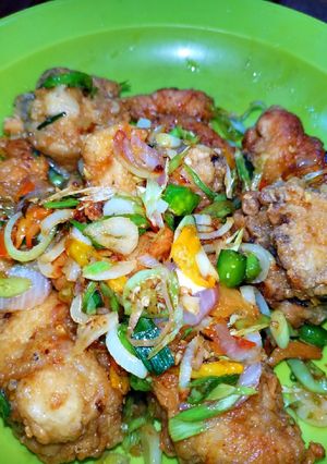 Foto resep Ayam kentaky dengan sambal sereh