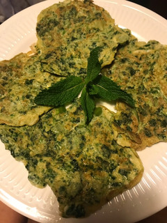 Una foto de Tortitas de Kale