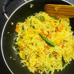 A picture of Rice Sevai Upma.