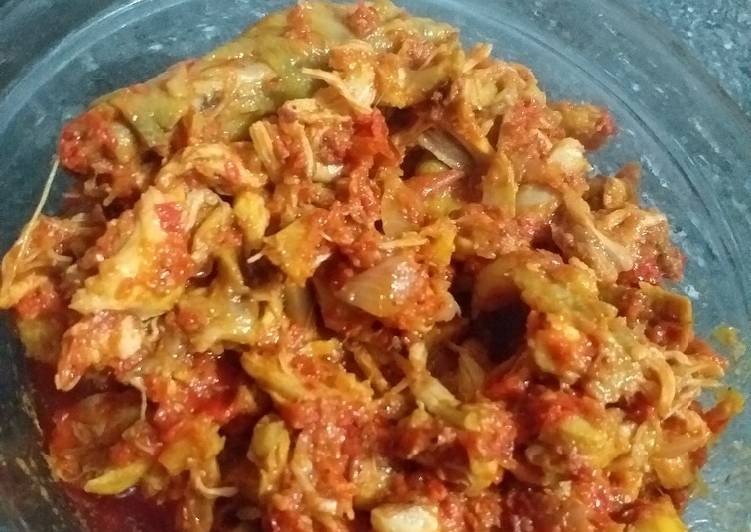 Suwir ayam sambal terasi