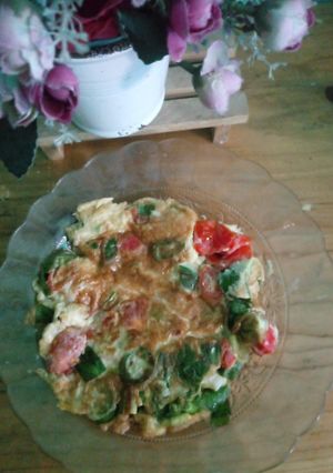 Foto resep Telur Dadar Tomat
