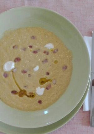 Foto di Vellutata di zucca con pancetta croccante