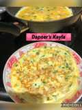 Omelet Lobak kering/chai po & daging ayam