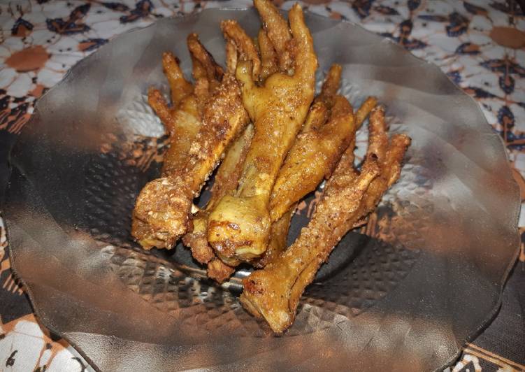 Ceker lunak bumbu kuning