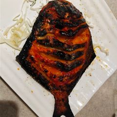 A picture of Tandoori Pompfret.