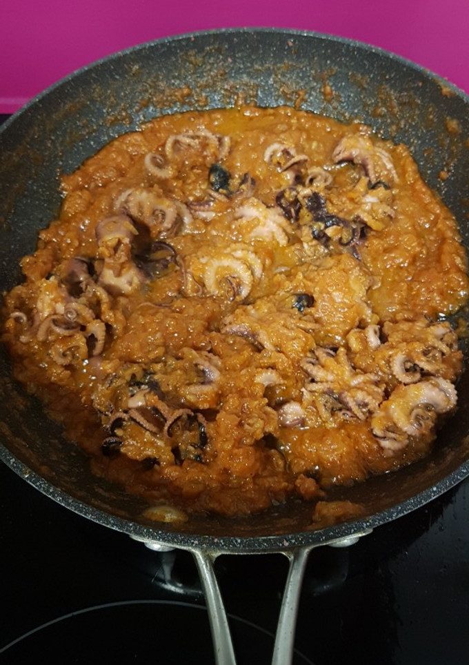 Una foto de Pulpitos en salsa modificados de TITOJOAN