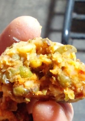 Una foto de Croquetas de poroto Mungo