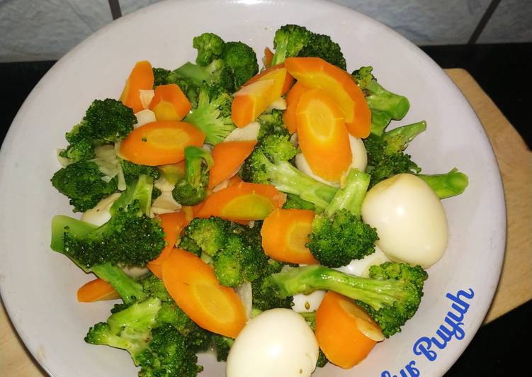 Resep 52. Cah Brokoli Telur Puyuh yang Enak Banget