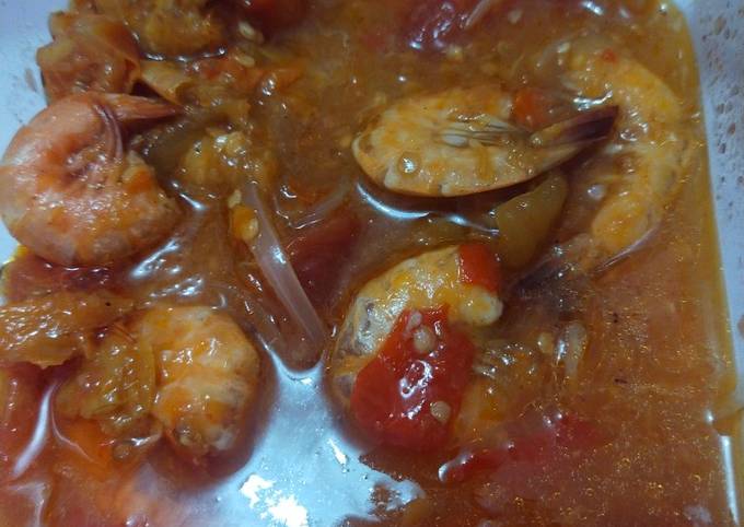 Udang saos padang