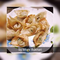 A picture of Chicken Wontons.