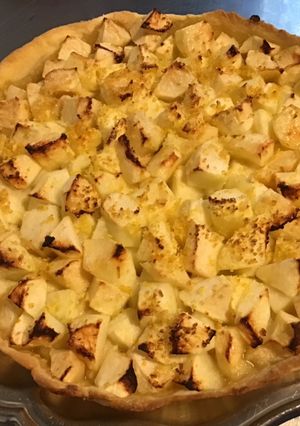 Une photo de Tarte aux pommes du jardin et citron