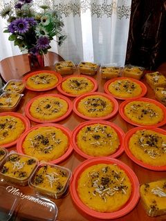 عکسی از دستور حلوای براتی با آرد برنج