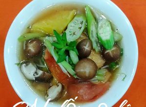 Hình của món Canh Chua Chay.