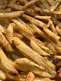 Τραγανά sticks πατάτας στο φούρνο