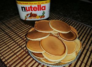 صورة لوصفة بان كيك 😍🍫