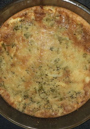 Una foto de Brócoli gratinado