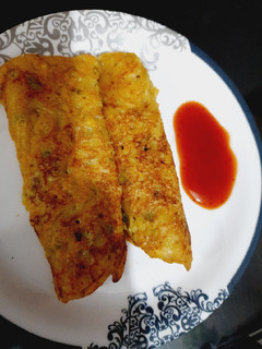 A picture of Veg Wheat flour Chilla.