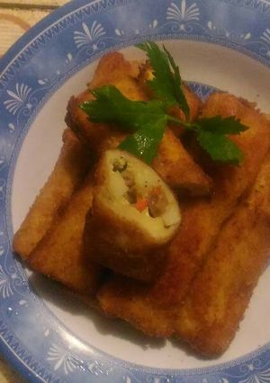 Foto resep Roti tawar goreng isi #Adtosu