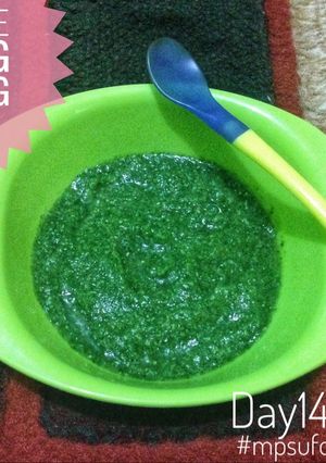 Foto resep Puree Kacang Panjang (menu tunggal 6m) MPASI