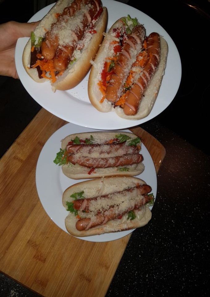 Una foto de Hot dog casero, cocinas Smith 🌭🔴🍽️ 🍽️