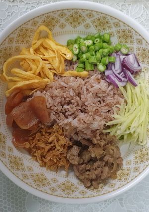 รูปของ ข้าวคลุกกะปิ