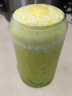 Una foto de Batido de Sabila y Piña (smoothie)
