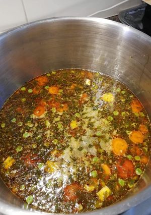 Borsóleves recept fotója