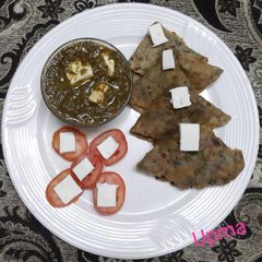A picture of Palak Paneer.