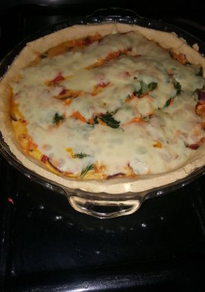 Una foto de Tarta de pollo y zanahoria