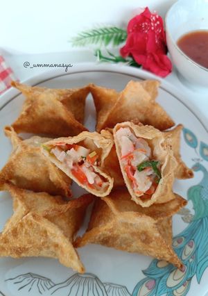 Foto resep Crab Rangoon / Pangsit Cheesy Crab