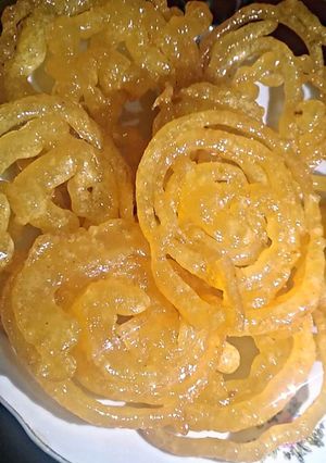 عکسی از دستور زولبیا مخصوص ماه مبارک رمضان