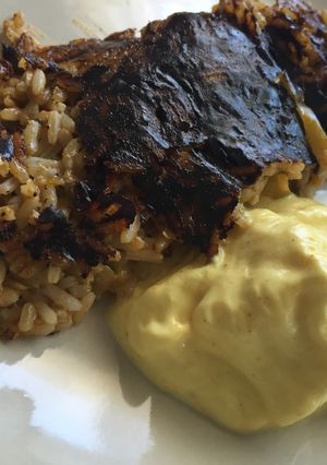Foto principal de Arroz de marisco socarrat + espuma de curry y jalapeños