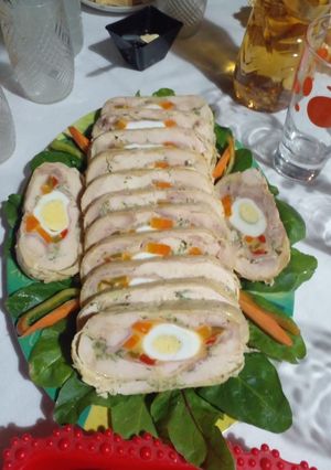 Una foto de Arrollado de pollo