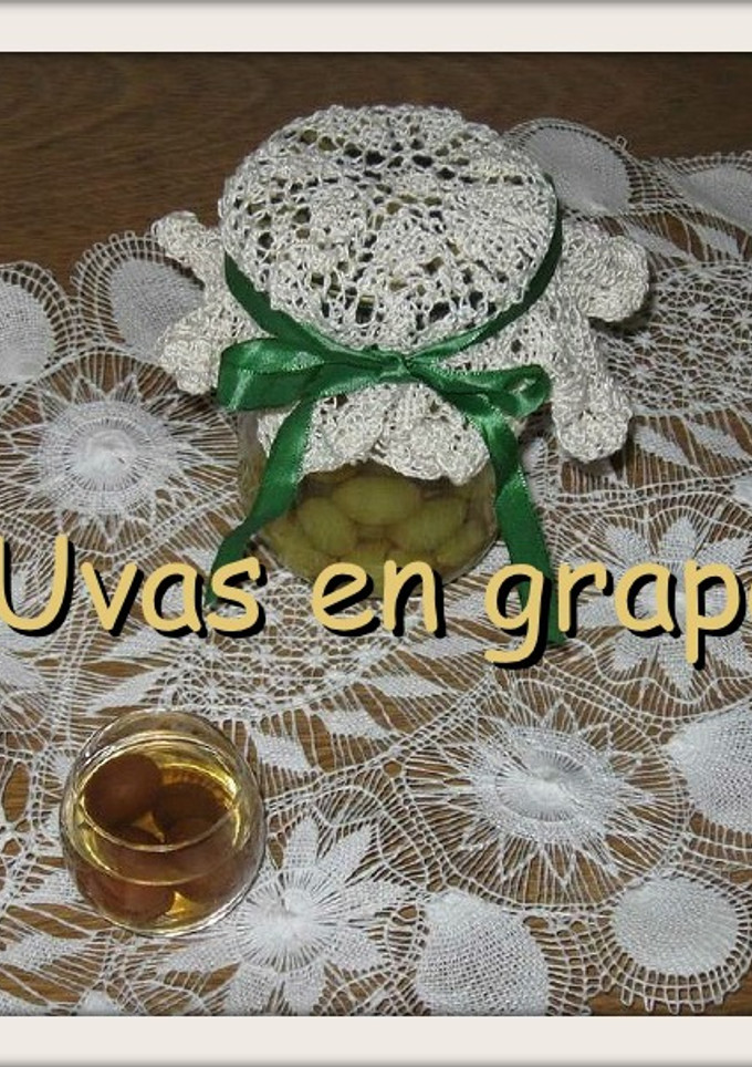 Una foto de Uvas en grapa