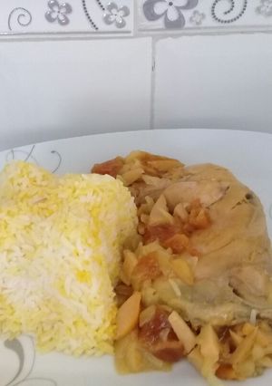 عکسی از دستور خورشت مرغ