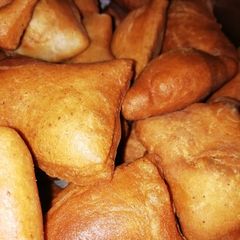 A picture of Cinnamon mandazi.