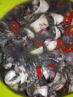 Foto resep Cumi Hitam Pedas
