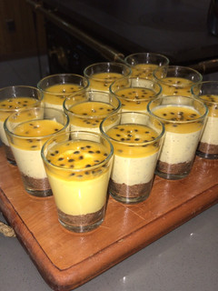 Una foto de Cheesecake Maracuyá