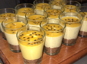 Una foto de Cheesecake Maracuyá