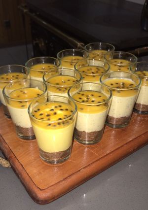 Una foto de Cheesecake Maracuyá