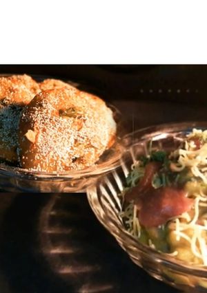A picture of Ragda Pettis raw banana patties.