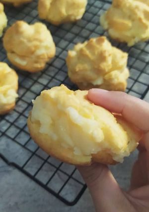 Foto resep Kue Soes/Sus/Choux Pastry Vla Vanilla