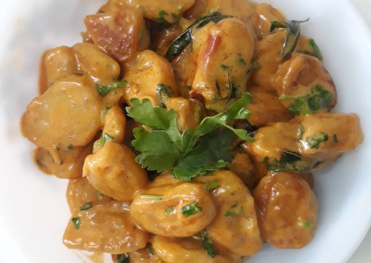 Tandoori pumpkin gnocchi