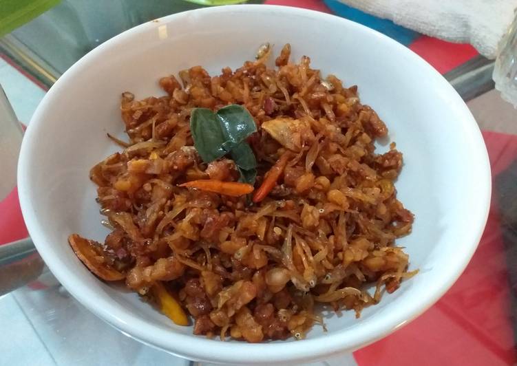 Resep Tempe orek teri medan yang enak