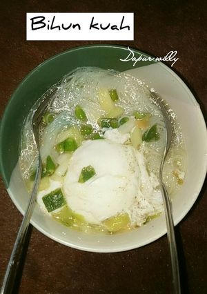 Foto resep Bihun kuah bening | bihun rebus