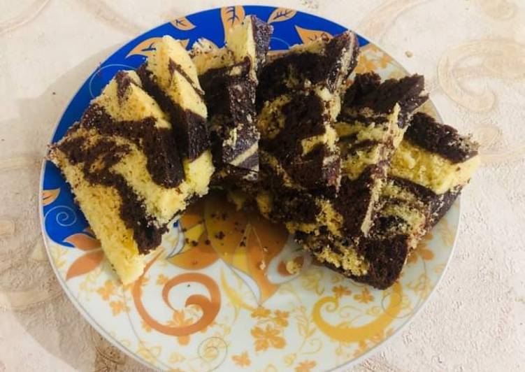 Recipe: Yummy Marble Cake in 10 Mints