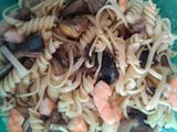 Pasta mar y tierra