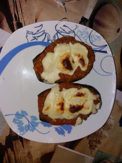 Una foto de Berenjenas rellenas verduras