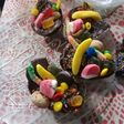 Medios huevitos de Pascua rellenos