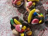 Medios huevitos de Pascua rellenos